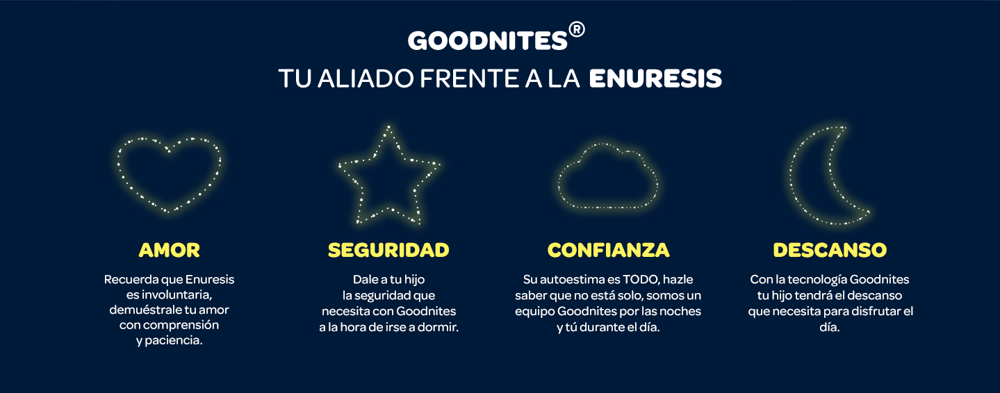 Goodnites® tu aliado para enfrentar la enuresis nocturna