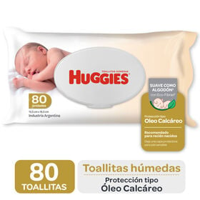 TOALLITAS HUMEDAS Huggies  Óleo Calcáreo x80
