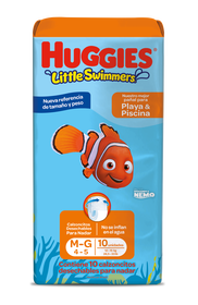 Pañal de Agua Huggies Little Swimmers M/G x 10 Unidades