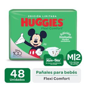 Pañales Huggies Flexi Comfort Jumbo M Edición Limitada