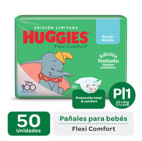 Pañales Huggies Flexi Comfort P Edición Limitada x 50 unidades